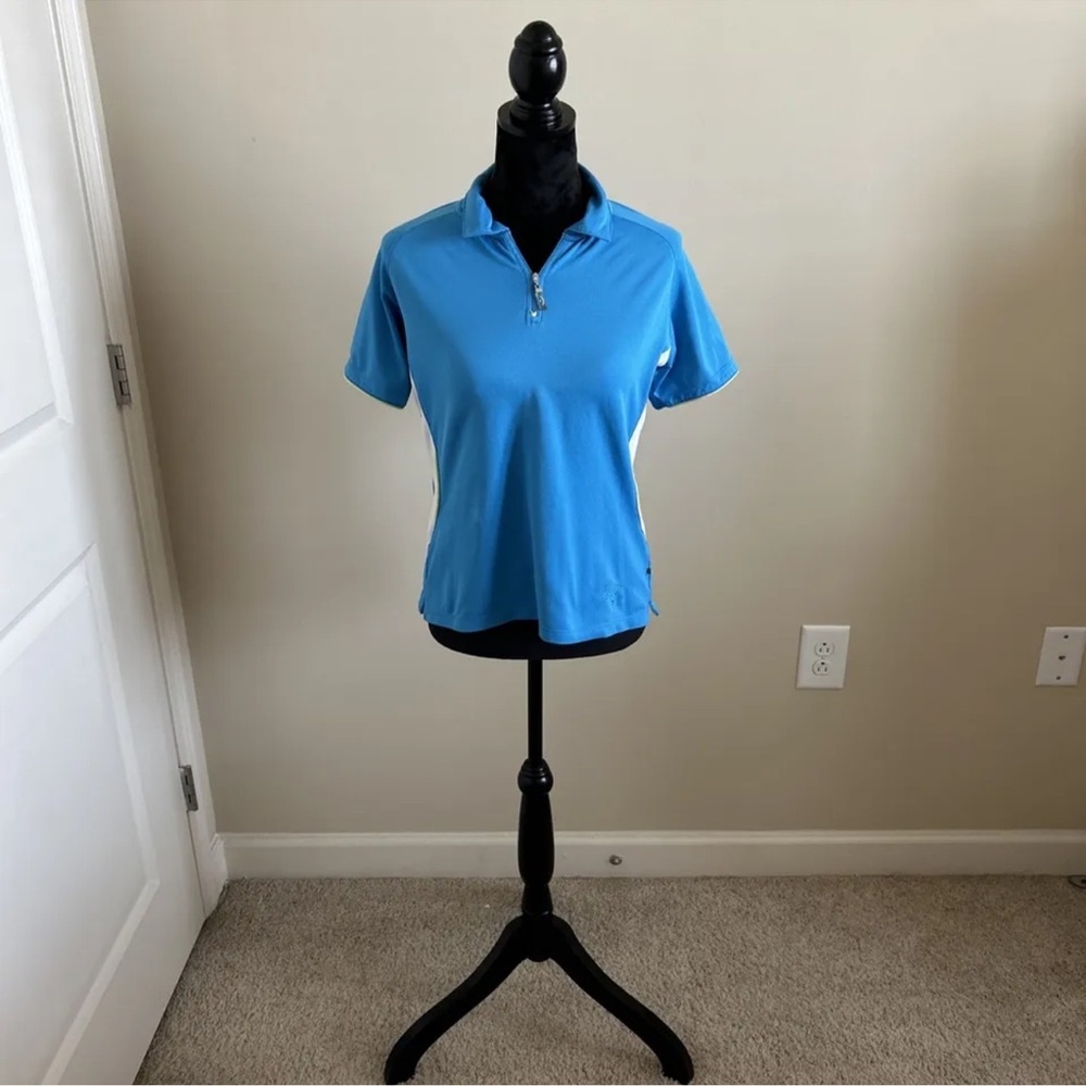 Callaway Women’s Golf Polo Shirt Light Blue Size Medium EUC